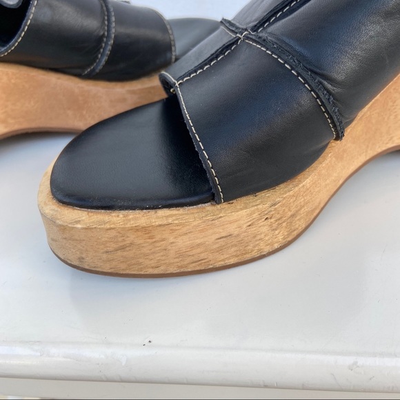 Vintage Steve Madden Clog Platform Slide Sandals - Picture 7 of 8